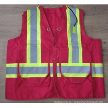 Hot Sale High Visiblity Security Traffic Working Reflective Surveyor Vest